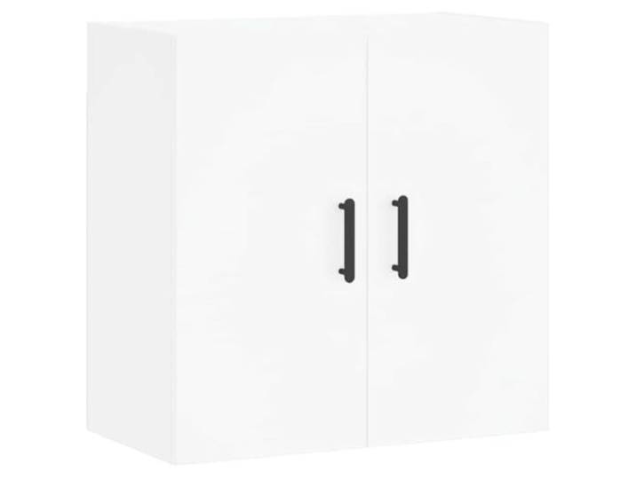 KLGBNCVE Wandschrank Weiß 60x31x60 cm Holzwerkstoff Wandmontage ohne Bodenfläche,Stauraum für Alltagsdinge,Oberfläche für Fotos und Deko,Zimmerpflanzen,Feuchtigkeitsbeständig