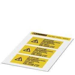 Phoenix Contact 0830462 Warnschild Achtung Folie selbstklebend (B x H) 74 mm x 37 mm DIN 61010-1 5 St.