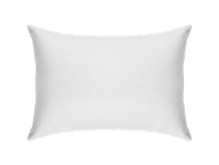 Oreiller moelleux 70%duvet de canard et enveloppe coton percale Carla