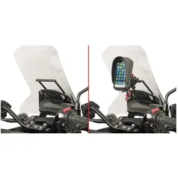 Givi motorrad-gps-halterung honda nc750x, Smartphone Halterung, Grau, Schwarz, Gold