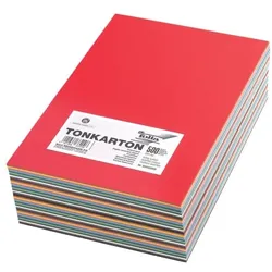 folia Tonkarton 160 g/m2 10 Farben A4 500 Blatt