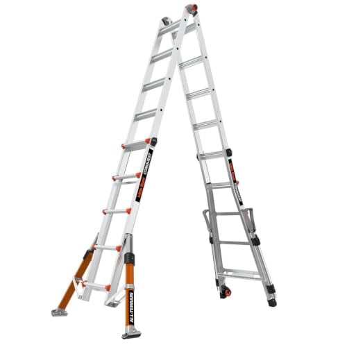 Little Giant Conquest Pro multifunctionele aluminium ladder met 5 treden