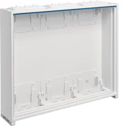 Hager FWB43D1 Feldvert. AP, univers, IP30, SKII, 144PLE, 3x4 Reihen 650x800x161mm, leer o. Tür