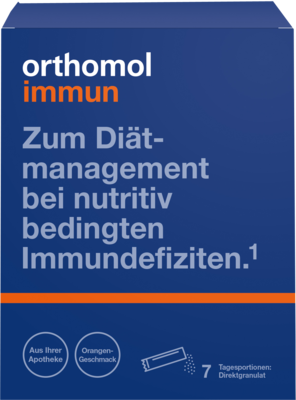 Orthomol pharmazeutische ORTHOMOL Immun Direktgranulat Orange 7 St 07145977