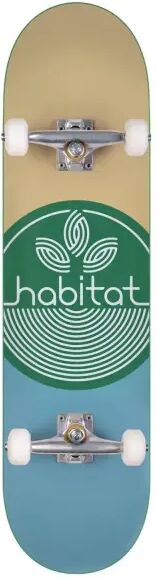 Habitat Skateboards Skateboard Komplettboard Habitat Leaf Dot (7.75" - Grün)