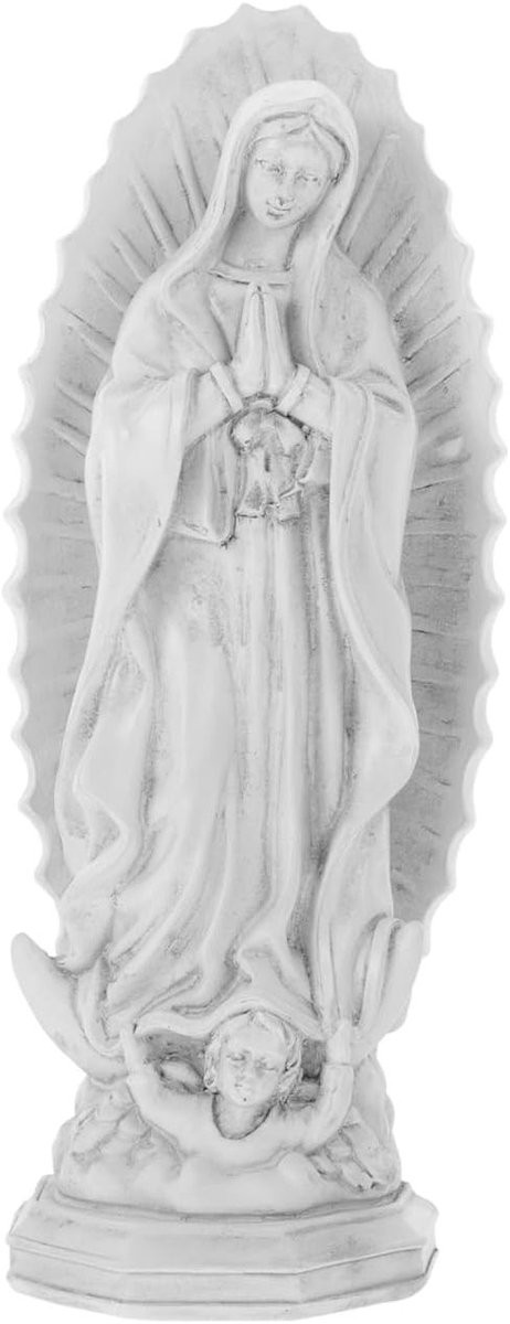 Virgo Beeldje Geboortefiguur Houten Katholieke Tafeldecoratie
