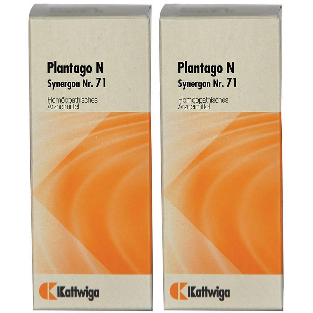Synergon Komplex 71 Plantago N Tropfen 2x 2x50 ml