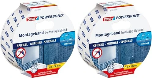 Tesa Powerbond Montageband Spiegel 5m 38mm