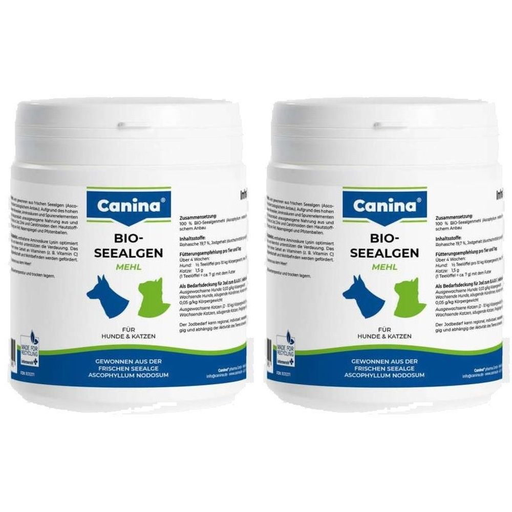 Bio-Seealgenmehl Pulver f.Hunde/Katzen 2x 2x250 g