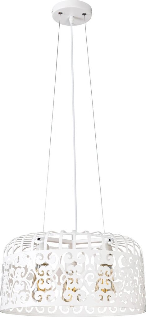Rabalux Alessandra Hanglamp met 3 spots, wit, rond, diameter: 40 cm