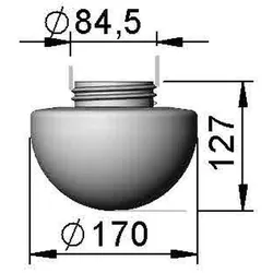 Albert Leuchten Ersatzglas G 94 90210094