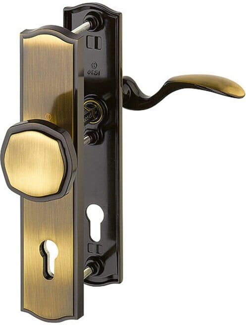 HOPPE Garniture de protection à plaque longue, PZ, 10/92, Meran M57/371A/370/112SH DL, brunie (550104)