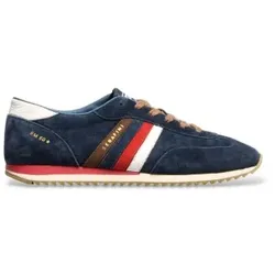 Serafini für Herren. AI26XRM1 Wildleder-Sneaker RM60 marineblau (40), Wohnung, Schnürsenkel, Lässig