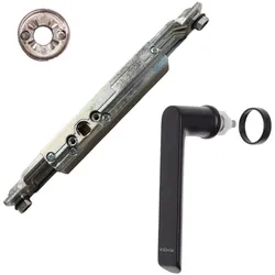 Schüco Reperaturset für Aluminiumfenster RAL 9005 DIN L