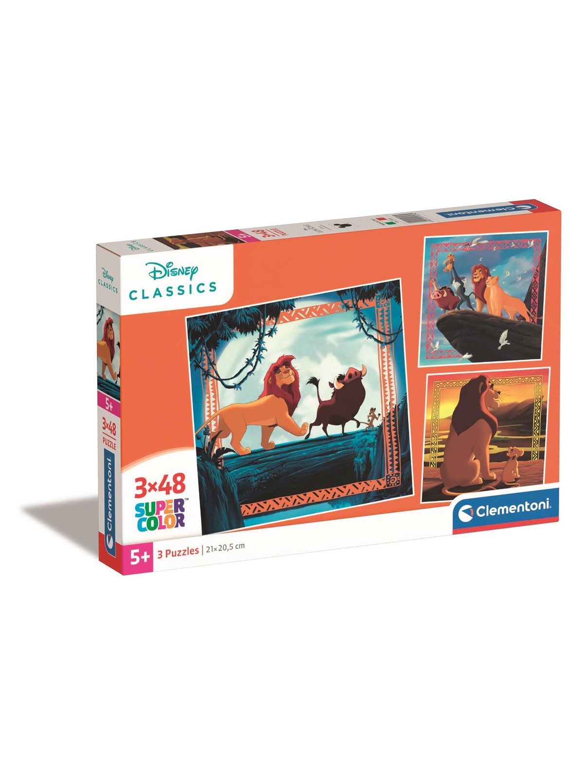 Clementoni Puzzle Square - The Lion King 3x48 pieces 2D Puzzles