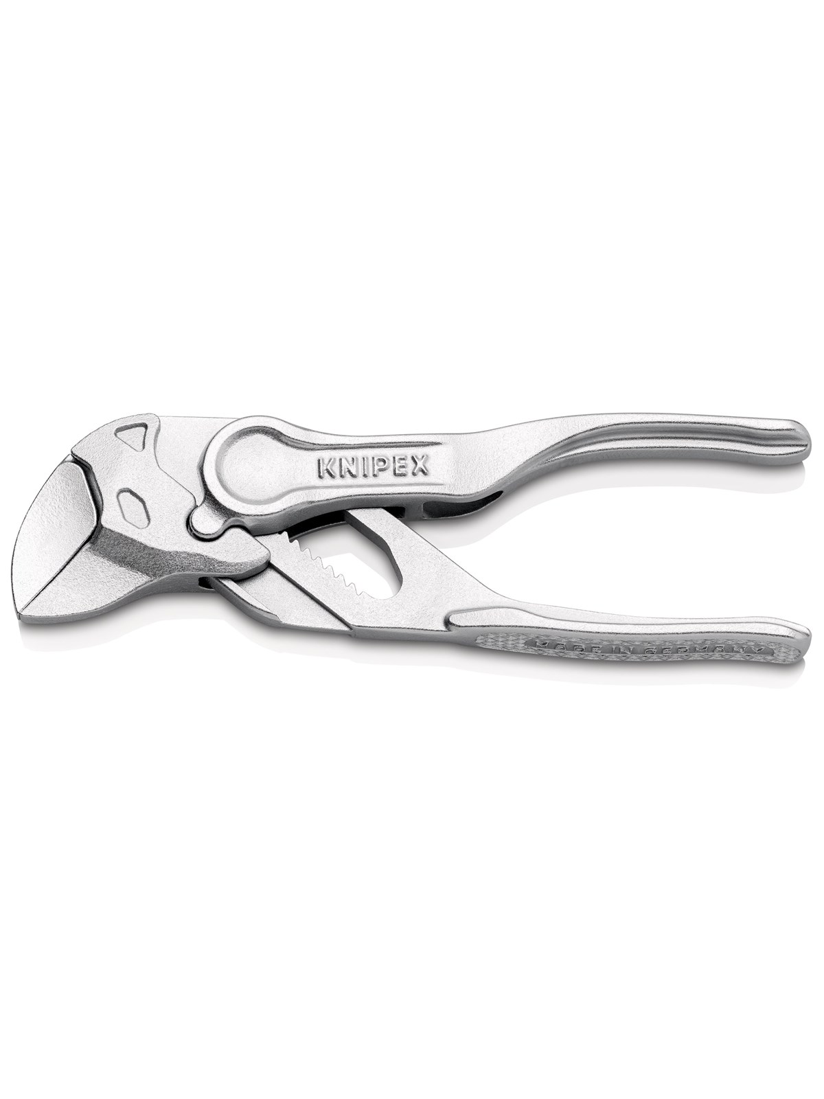 KNIPEX Zangenschlüssel XS, Zange und Schraubenschlüssel in einem Werkzeug