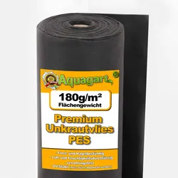 650m2 Unkrautvlies Gartenvlies Mulchvlies  Vlies 180g 2m breit Premium Qualität