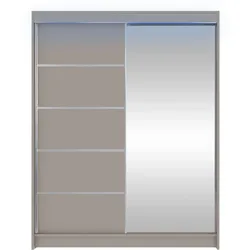 SCHWEBETÜRENSCHRANK Camino III mit RGB LED Beleuchtung