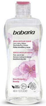 Babaria Água Micelar Suave Rosa Mosqueta 400 ml