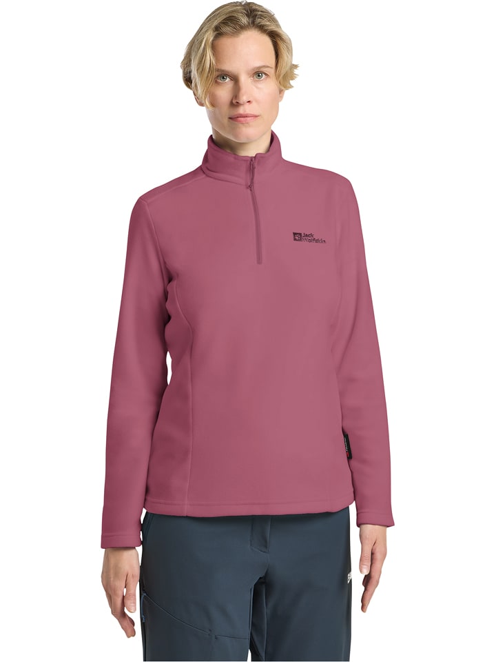 Jack Wolfskin Fleecepullover "Taunus" in Pink - XL