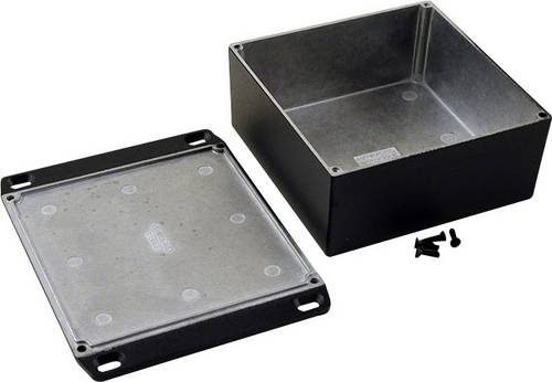 Hammond Electronics 1590KKFLBK Universal-Gehäuse 125 x 125 x 56 Aluminium Schwarz 1St.