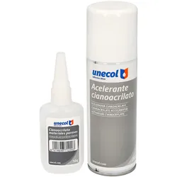 Cyanacrylat-Kleber (50 gr.) mit Beschleuniger (200ml) Speziell für poröse Materialien, Mehrzweck, Kunststoff, Holz, Porzellan...