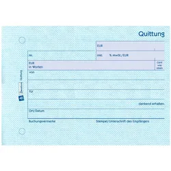 Avery, Formular, Formularbuch Quittung