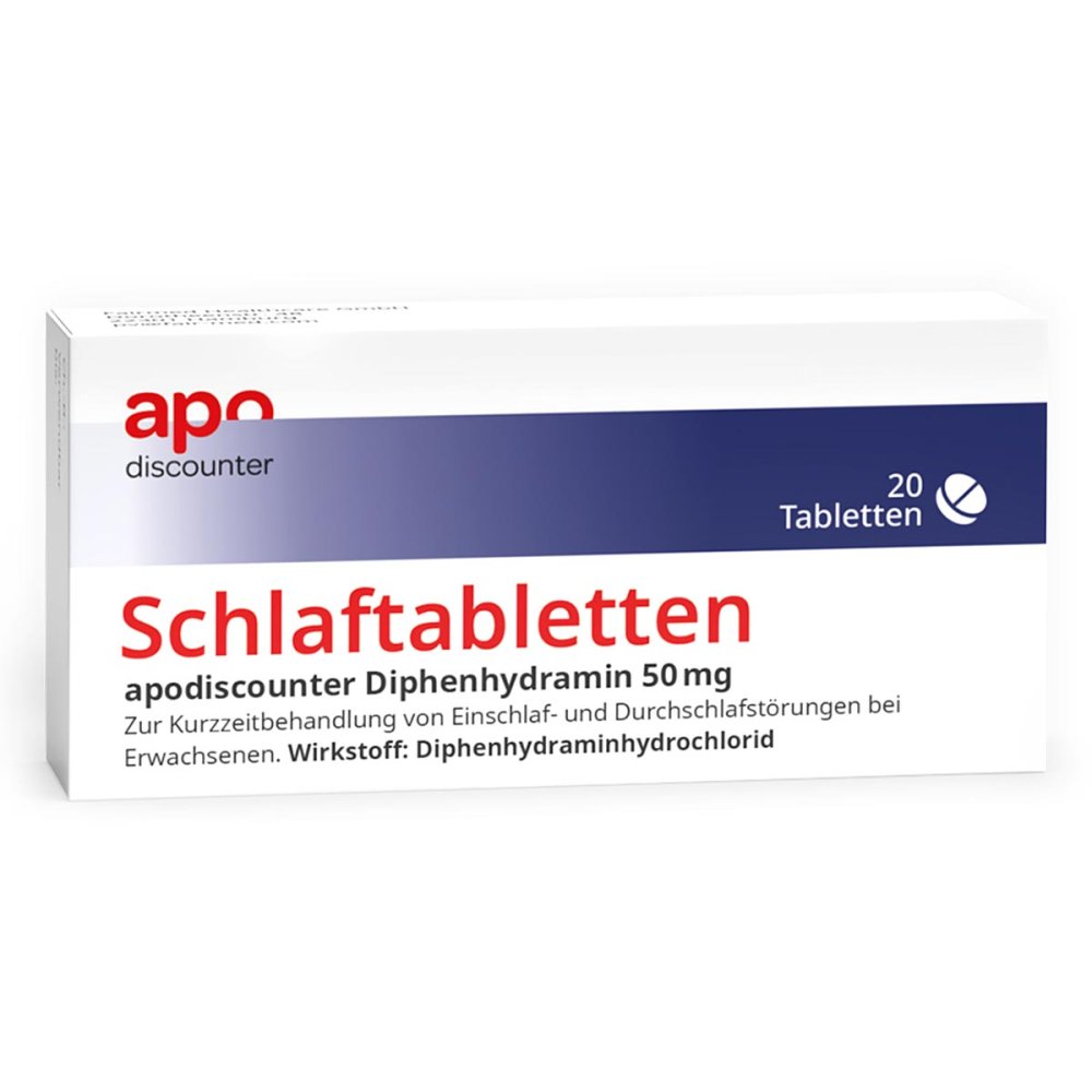 Fairmed Healthcare GmbH Schlaftabletten Diphenhydramin 50 mg von apodiscounter 18188317