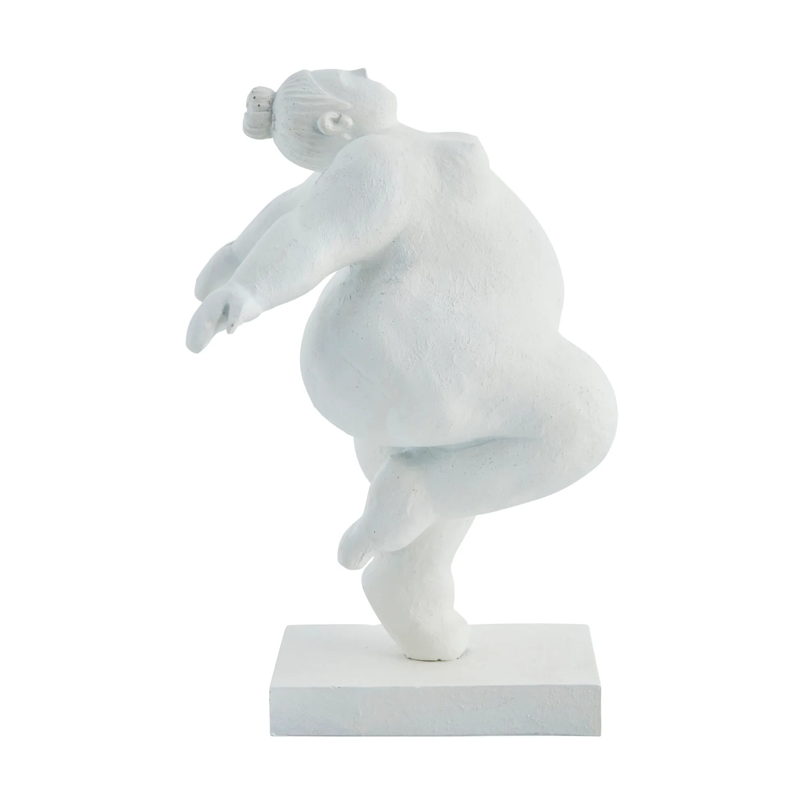 Lene Bjerre Serafina decoratiebeeld dansende vrouw, wit, 23 cm