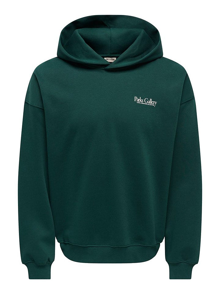 ONLY & SONS Hoodie in Dunkelgrün - XXL