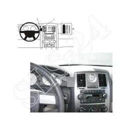 BRODIT 853456 ProClip Halterung - Chrysler 300C Touring 05-08 - Navi KFZ-Halt...