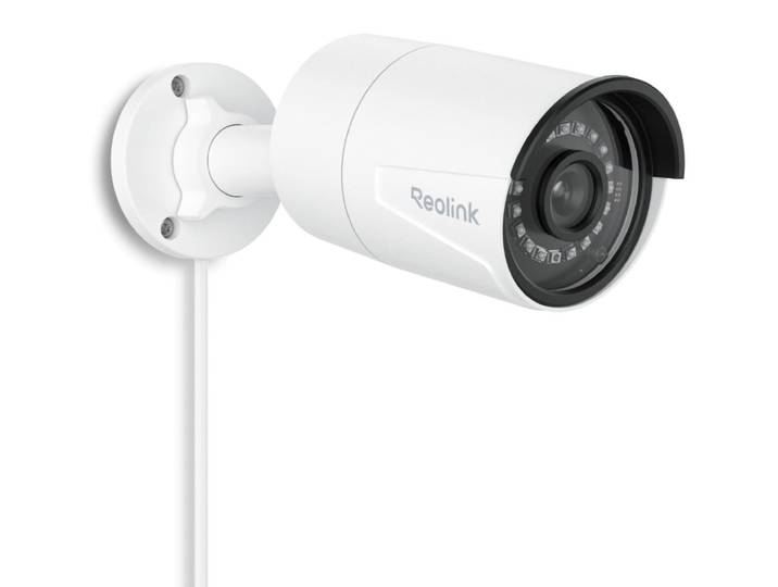Reolink 5MP PoE Caméra de surveillance extérieure\, Détection intelligente de personnes/voitures Caméra IP extérieure avec audio et slot pour carte microSD\, IR vision nocturne\, time-lapse\, RLC-510A (Version mise à jour de RLC-410)