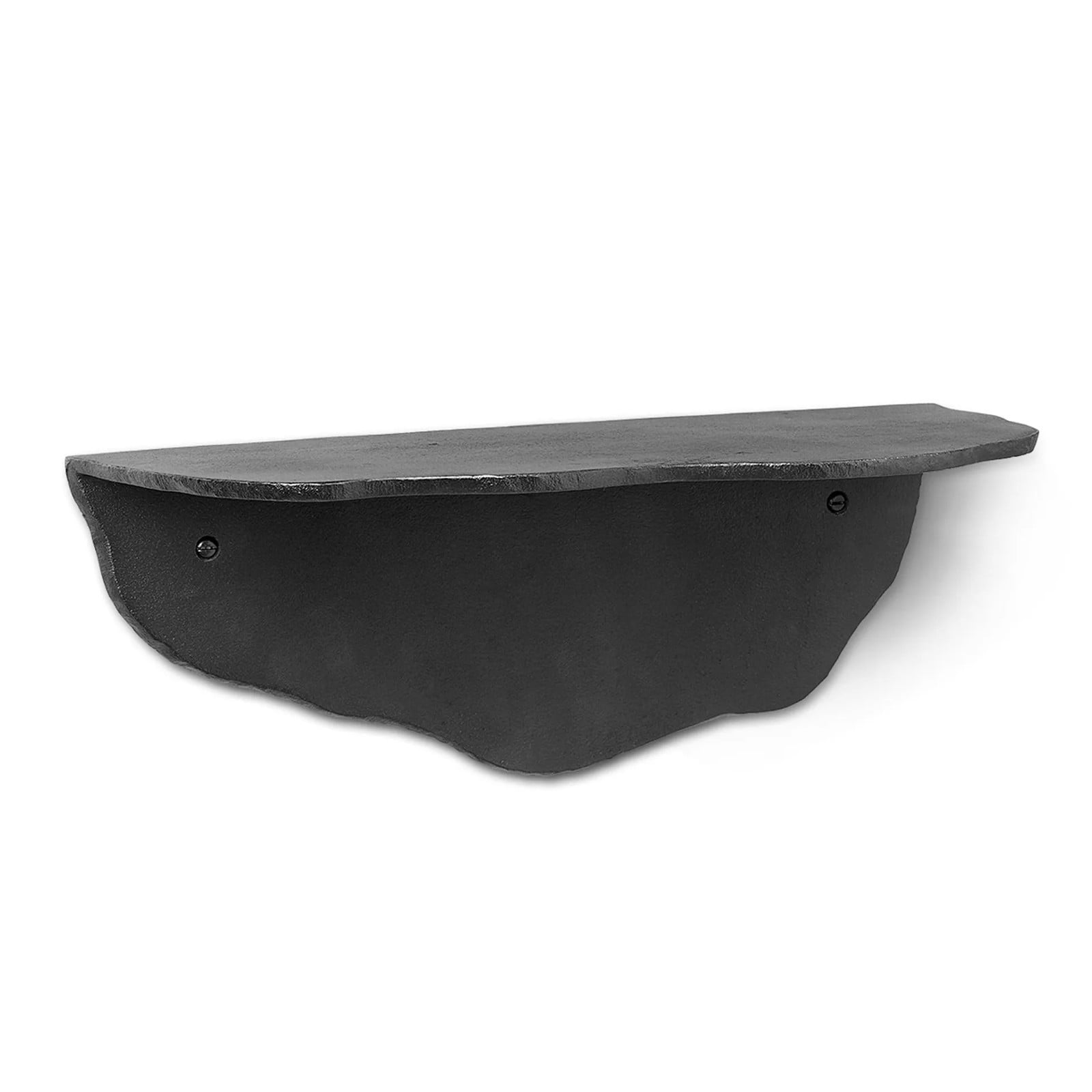 Ferm Living Fracture wandplank in zwartgeblakerd aluminium