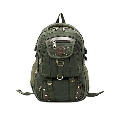 Herren-Canvas-Rucksack, verschiedene Farben, großes Fassungsvermögen, perfekt für Outdoor-Aktivitäten, Schule und Reisen