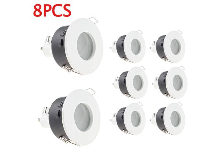 Plafonnier encastré LED JOYINLED IP65 étanche, support de lampe de plafond GU10/MR16 pour maison, bureau, magasin