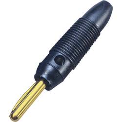 BKL Electronic 072150/G Bananenstecker Stecker, gerade Stift-Ø: 4 mm Schwarz 1 St. Piece