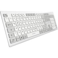 OfficePal K30W, Tastatur weiß, DE-Layout, Rubberdome