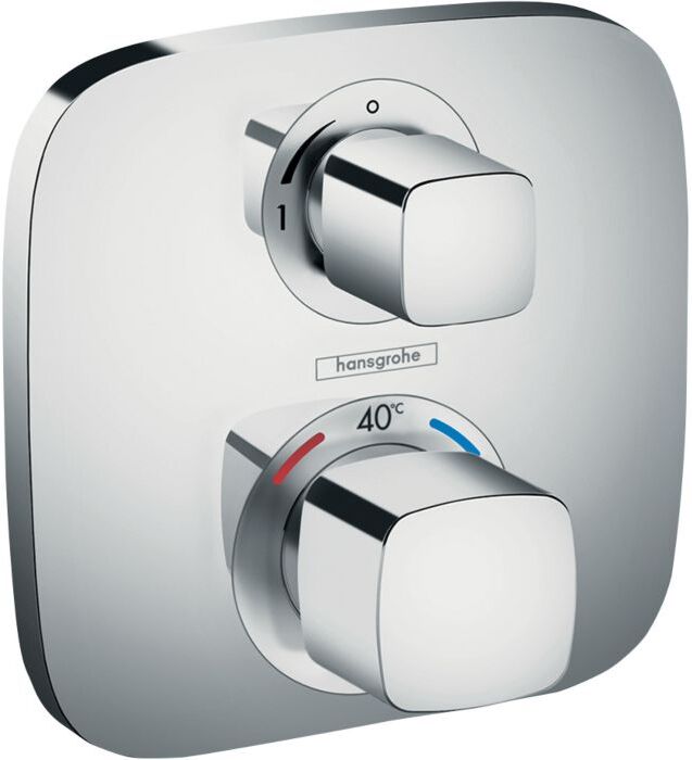 Hansgrohe Ecostat E Brause Thermostat 15707000 Unterputz Thermostat, für 1 Verbraucher, chrom