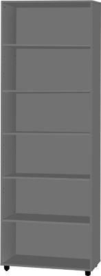 Schäfer Shop Select Regal LOGIN, 6 Ordnerhöhen, B 800 x T 420 x H 2240 mm, graphit