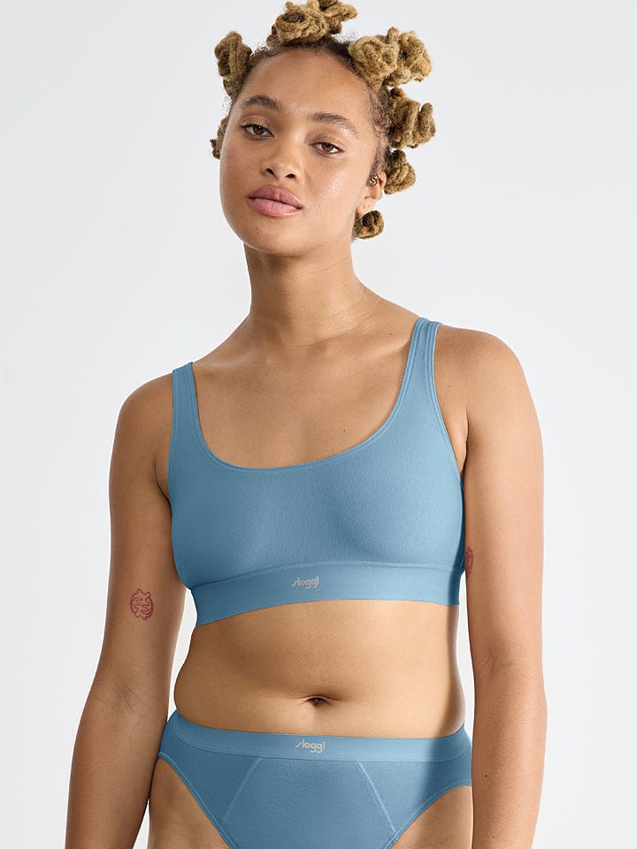 Sloggi Bustier "Ever" in Blau - M