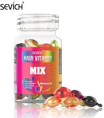 ilyeco Sevich Mix Hair Vitamin Capsule, Hair Treatment Oil For Damaged Hair, Smooth Hair Care Serum With Keratin Complex mix