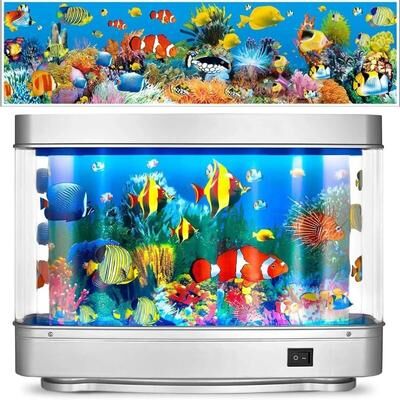 Uplift Essentials Virtual Motion Ocean Aquarium Lamp Virtual Motion Ocean Aquarium Lamp