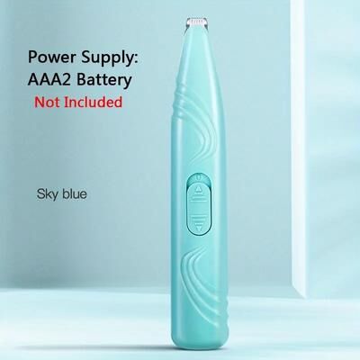 Perfect Picks Market Non Battery Pet Shaver Electric Clipper For Cats And Dogs Ideal For Foot, Buttocks, And Eye Hair Grooming blue