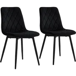 Relaxdays, Stühle, Esszimmerstuhl-Set (2x)