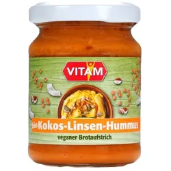 VITAM Hummus Kokos Linsen Aufstrich bio