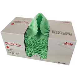 Microfasertuch MicroTuff Easy grün 30 x 30 cm, 50 Stück gestricktes Microfaser Kurzzeittuch in der Box