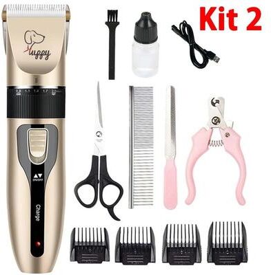 Uplift Picks Rechargeable Electric Pet Grooming Clipper Kit For Dogs And Cats kit 2