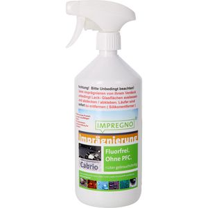 Impregno Textilimprägnierung Flourfrei, ohne PFC, für Cabrioverdeck, atmungsaktiv, Spray 1 Liter