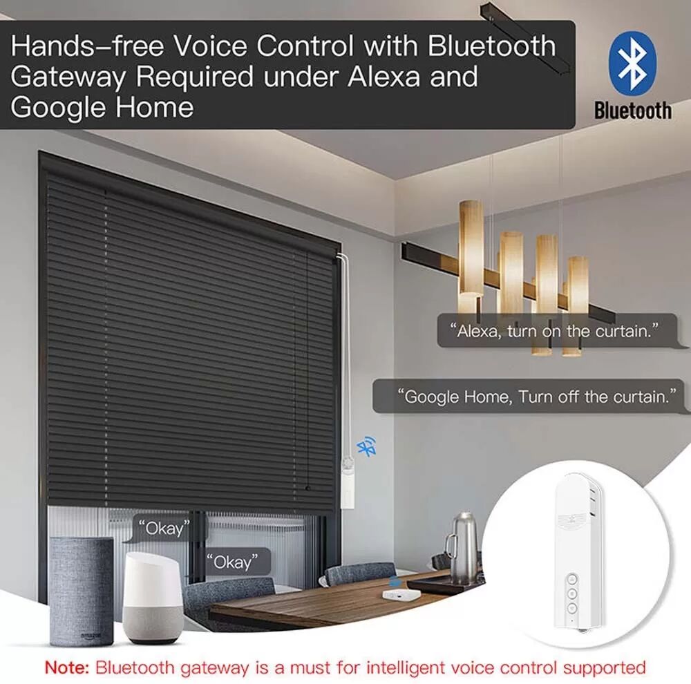 INF Moteur de cordon de rideau intelligent Bluetooth pour stores enrouleurs