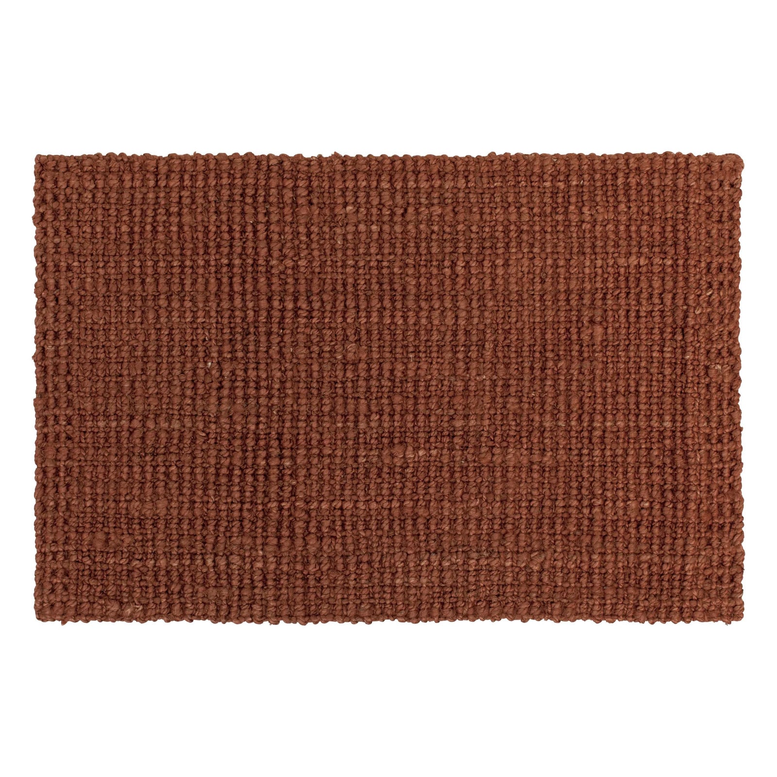 Dixie Jute deurmat rusty red 60 x 90 cm